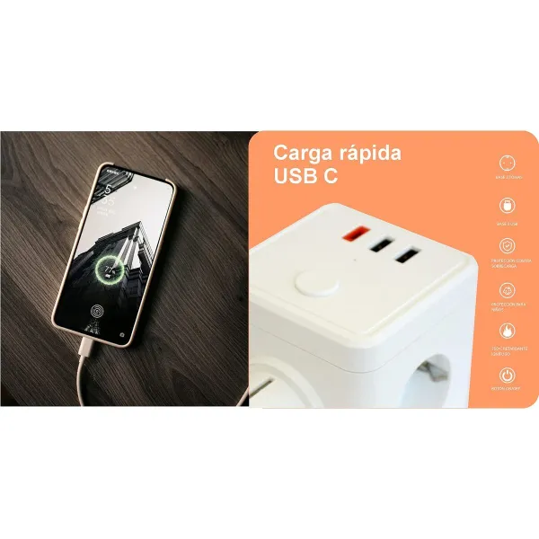 spraudņu zaglis Silver Electronics E-BLOCK 3 Balts 230 V 16A