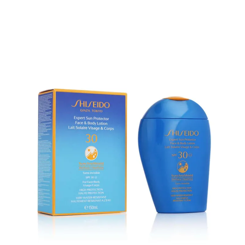 Saules bloķēšanas līdzeklis Shiseido SynchroShield Spf 30 150 ml