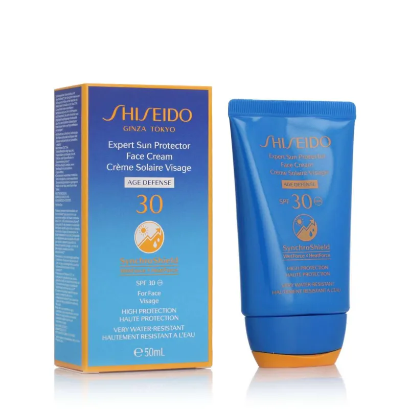 Kremas nuo saulės veidui Shiseido 768614156741 Juoda Spf 30 50 ml (1 vnt.)