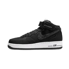 2022 Nike Stussy X Air Force 1 MID Black 11 M DJ7840-001