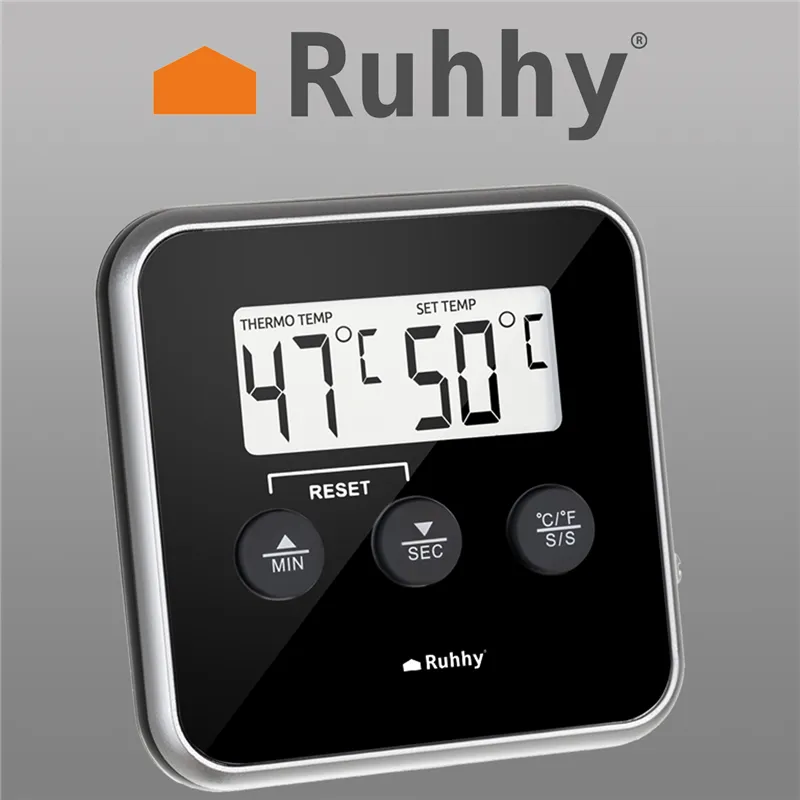 Kitchen thermometer with Ruhhy probe