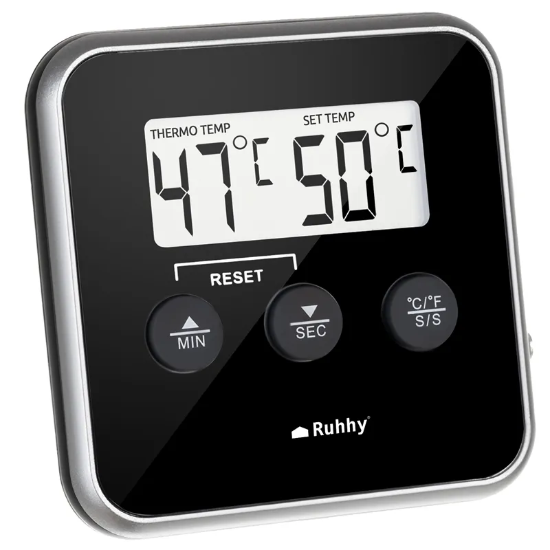 Kitchen thermometer with Ruhhy probe