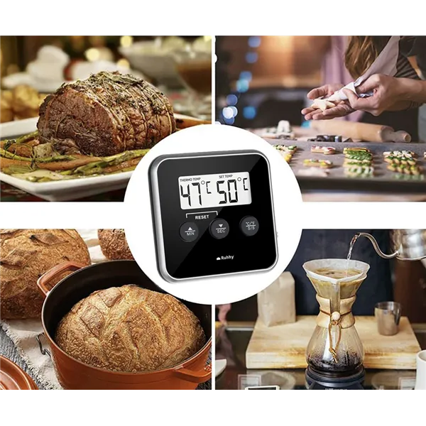 Kitchen thermometer with Ruhhy probe