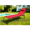Sun-lounger Marbueno Red 190 x 27 x 58 cm