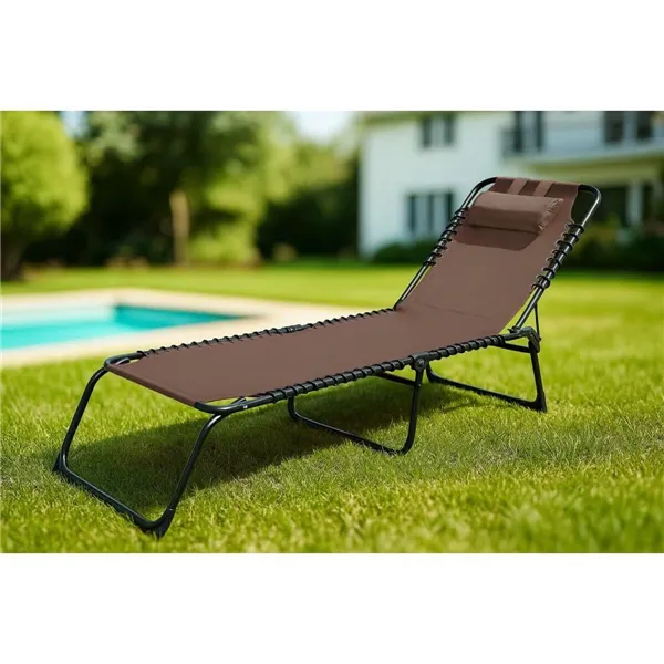 Sun-lounger Marbueno Green 190 x 27 x 58 cm