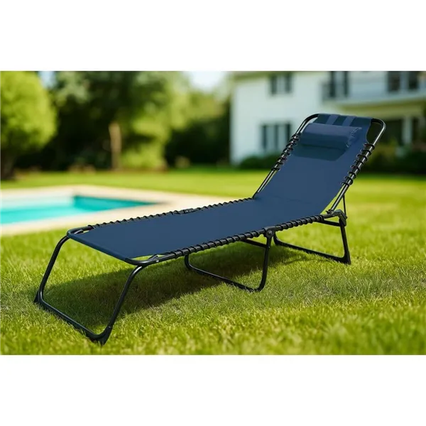 Sun-lounger Marbueno Blue 190 x 27 x 58 cm