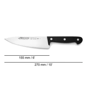 Kööginuga Arcos serie universal Must Teras 15,5 cm 6