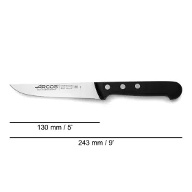 Kööginuga Arcos serie universal Must Teras 13 cm