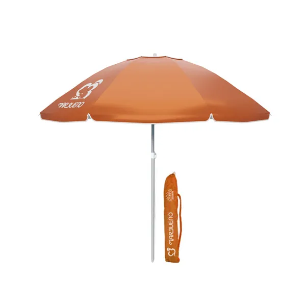 Beach parasol Marbueno Orange Ø 180 cm