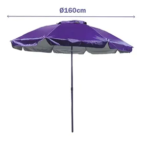 Beach parasol Marbueno Purple 200 cm