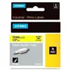 Laminated Tape for Labelling Machines Dymo ID1-12 12 mm x 1,5 m