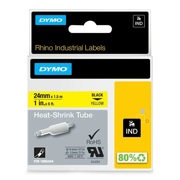 Laminated Tape for Labelling Machines Dymo ID1-12 12 mm x 1,5 m