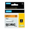 Laminated Tape for Labelling Machines Dymo 18435 Orange/Black