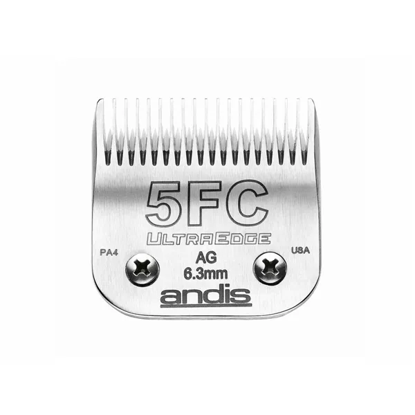 Shaving razor blades Trixie Andis 5FC Stainless steel 6,3 mm