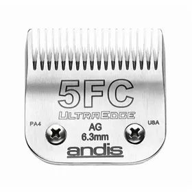 Shaving razor blades Trixie Andis 5FC Stainless steel 6,3 mm