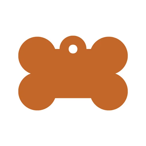 Identification plate for collar Imarc Bone Orange