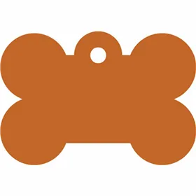 Identification plate for collar Imarc Bone Orange