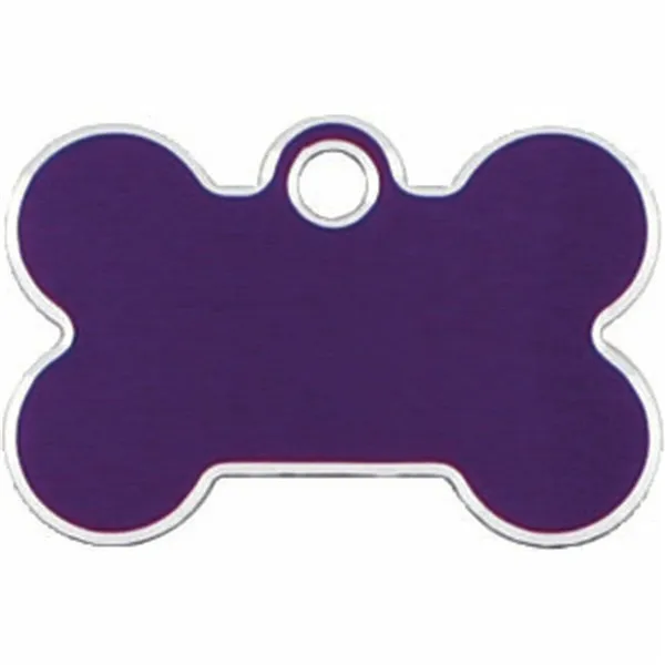 Identification plate for collar Imarc Bone Lilac