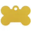 Identification plate for collar Imarc Bone Yellow Golden