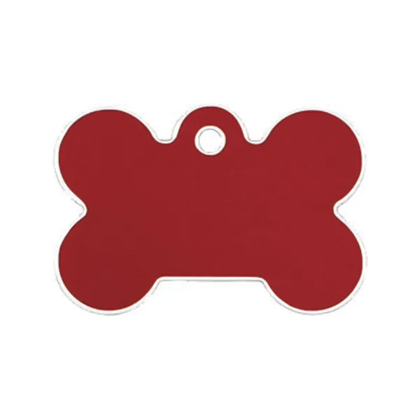Identification plate for collar Imarc Bone Red
