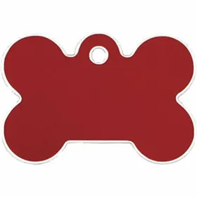 Identification plate for collar Imarc Bone Red