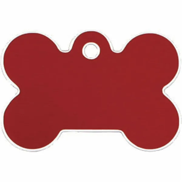 Identification plate for collar Imarc Bone Red