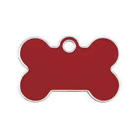 Identification plate for collar Imarc Bone Red