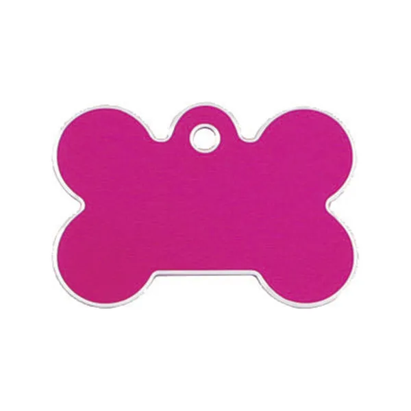 Identification plate for collar Imarc Bone Pink