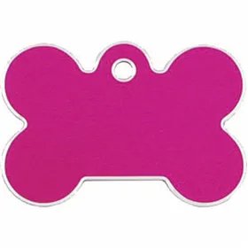 Identification plate for collar Imarc Bone Pink