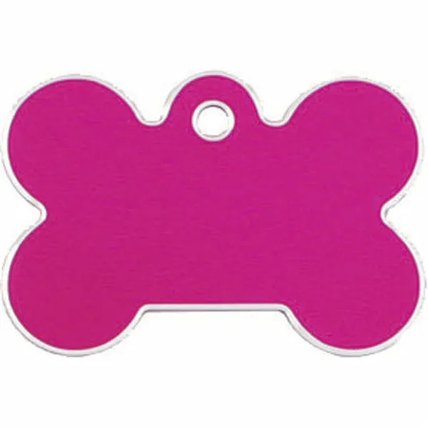 Identification plate for collar Imarc Bone Pink