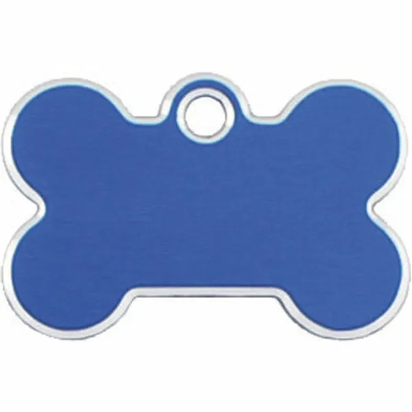Identification plate for collar Imarc Bone Blue