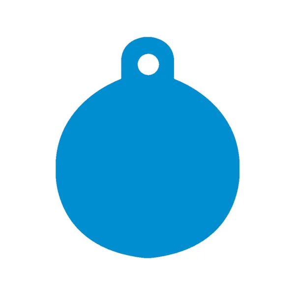 Identification plate for collar Imarc Circle Blue