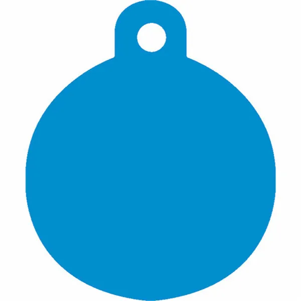Identification plate for collar Imarc Circle Blue