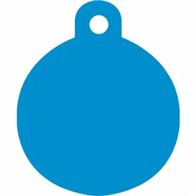 Identification plate for collar Imarc Circle Blue