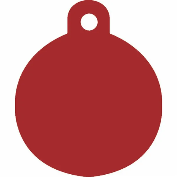 Identification plate for collar Imarc Circle Red