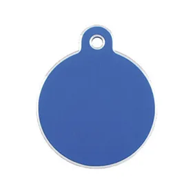 Identification plate for collar Imarc Circle Blue