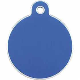 Identification plate for collar Imarc Circle Blue