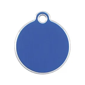 Identification plate for collar Imarc Circle Blue