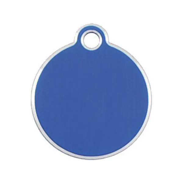 Identification plate for collar Imarc Circle Blue