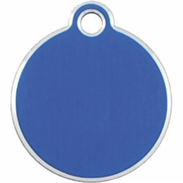 Identification plate for collar Imarc Circle Blue