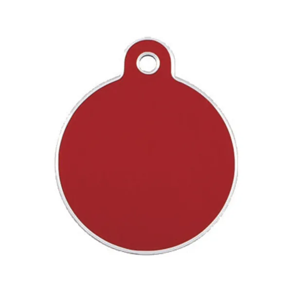 Identification plate for collar Imarc Circle Red
