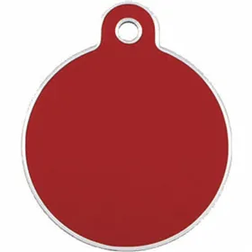 Identification plate for collar Imarc Circle Red