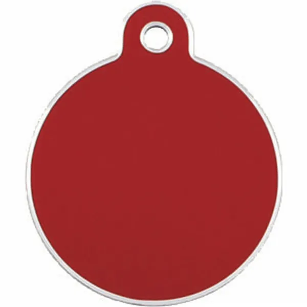 Identification plate for collar Imarc Circle Red