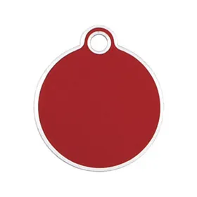 Identification plate for collar Imarc Circle Red