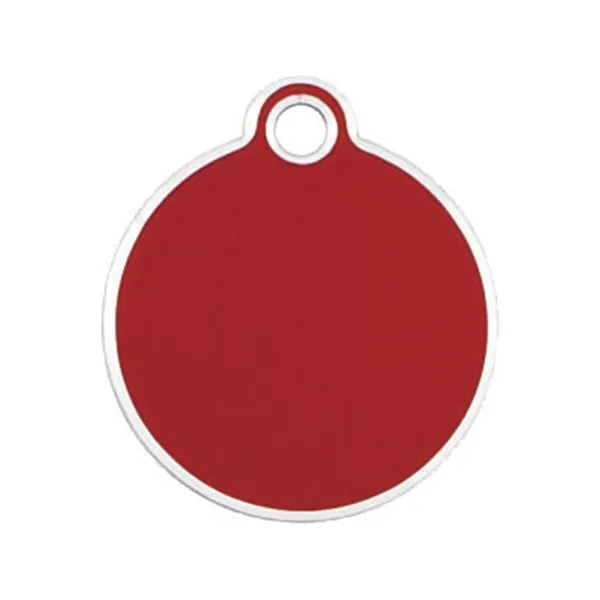 Identification plate for collar Imarc Circle Red