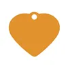 Identification plate for collar Imarc Heart Orange
