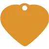 Identification plate for collar Imarc Heart Orange