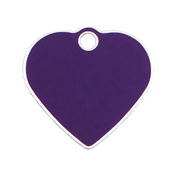 Identification plate for collar Imarc Heart Lilac