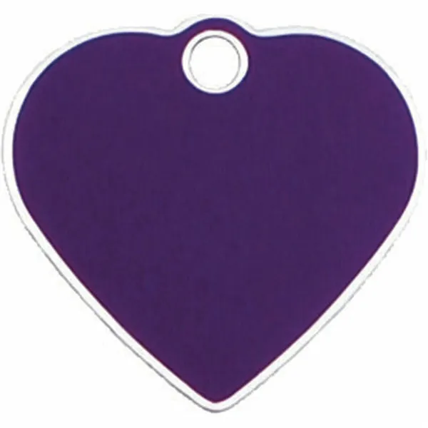 Identification plate for collar Imarc Heart Lilac