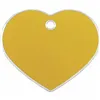 Identification plate for collar Imarc Hi Line Golden Heart Aluminium